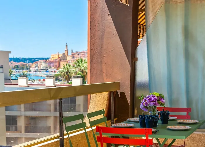 Appartamento Menton, 3 Pièces, Clim Garage, Piscine *